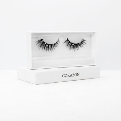 Melanie Jean Plant Fiber Lash Corazon Style, free shipping, multi use lash, glam, natural lashes