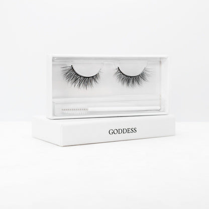 Melanie Jean Plant Fiber Goddess Lash Style, free shipping, multi use lash, glamorous, natural lashes